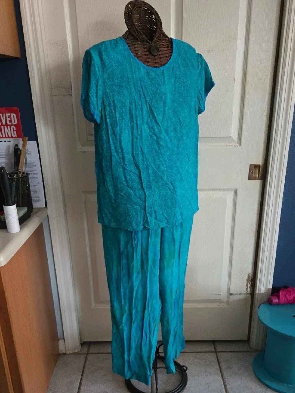 Carole Little vibrant teal